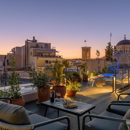 Meno Suite With Private Terrace - Jaccuzzi, Acropolis View Athènes Extérieur photo
