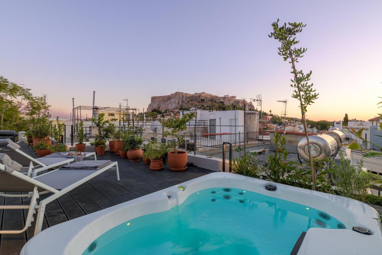 Meno Suite With Private Terrace - Jaccuzzi, Acropolis View Athènes Extérieur photo