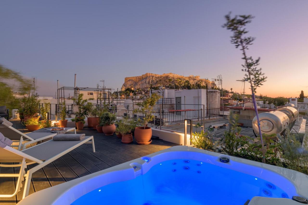 Meno Suite With Private Terrace - Jaccuzzi, Acropolis View Athènes Extérieur photo