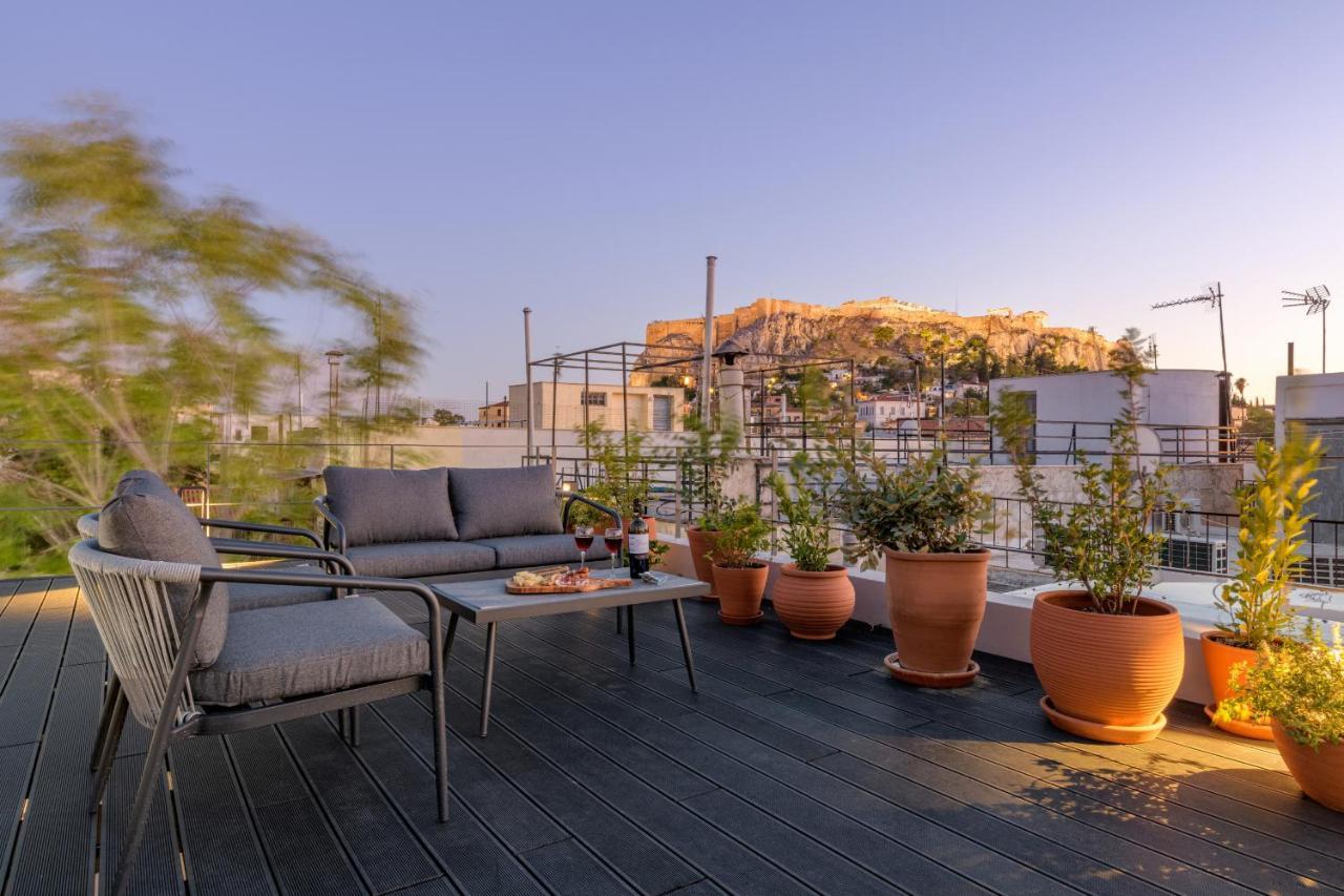 Meno Suite With Private Terrace - Jaccuzzi, Acropolis View Athènes Extérieur photo